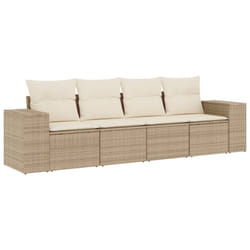VidaXL 3222277 banc de jardin Rotin, Acier