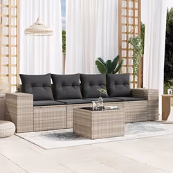 VidaXL 3222291 banc de jardin Rotin, Verre trempé