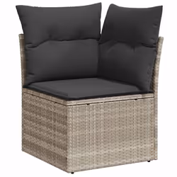 VidaXL 3222291 banc de jardin Rotin, Verre trempé