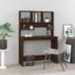 vidaXL Salon de jardin avec coussins 5 pcs marron résine tressée