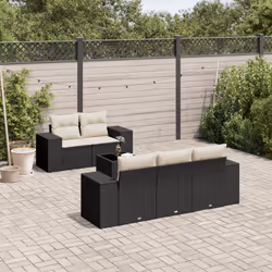 VidaXL 3222295 banc de jardin Rotin, Verre trempé