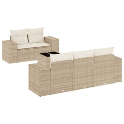 VidaXL 3222297 banc de jardin Rotin, Verre trempé