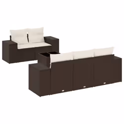 VidaXL 3222302, Crème, Rotin, Verre trempé, 110 kg, Adultes et enfants, 550 mm, 550 mm