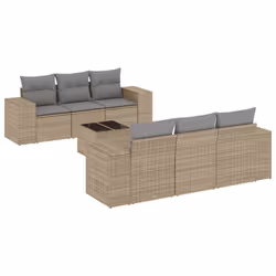 VidaXL 3222308, Gris clair, Rotin, Verre trempé, 110 kg, Adultes et enfants, 550 mm, 550 mm