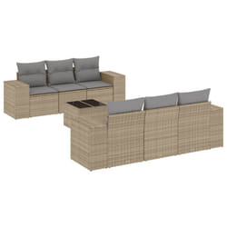 VidaXL 3222308 banc de jardin Rotin, Verre trempé