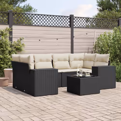 VidaXL 3222315 banc de jardin Rotin, Verre trempé