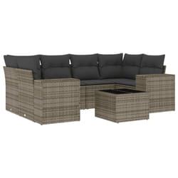 VidaXL 3222319 banc de jardin Rotin, Verre trempé