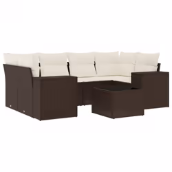 VidaXL 3222322, Crème, Rotin, Verre trempé, 110 kg, Adultes et enfants, 550 mm, 550 mm