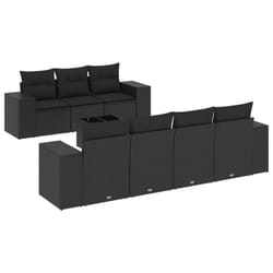 VidaXL 3222324 banc de jardin Rotin, Verre trempé