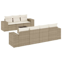 VidaXL 3222327 banc de jardin Rotin, Verre trempé