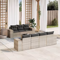 VidaXL 3222331 banc de jardin Rotin, Verre trempé