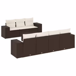 VidaXL 3222332, Crème, Rotin, Verre trempé, 110 kg, Adultes et enfants, 550 mm, 550 mm