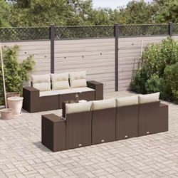 VidaXL 3222332 banc de jardin Rotin, Verre trempé