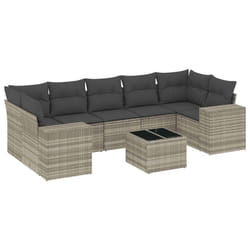 VidaXL 3222341 banc de jardin Rotin, Verre trempé