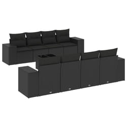 VidaXL 3222344 banc de jardin Rotin, Verre trempé