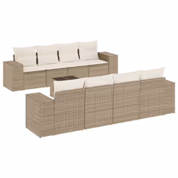 VidaXL 3222347, Crème, Rotin, Verre trempé, 110 kg, Adultes et enfants, 550 mm, 550 mm