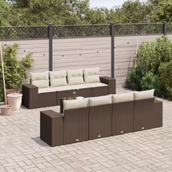 VidaXL 3222352 banc de jardin Rotin, Verre trempé