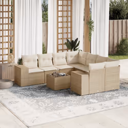VidaXL 3222357 banc de jardin Rotin, Verre trempé