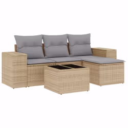 VidaXL 3222468, Gris clair, Rotin, Acier, 110 kg, Adultes et enfants, 550 mm, 550 mm