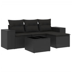 VidaXL 3222474 banc de jardin Rotin, Verre trempé