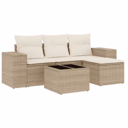 VidaXL 3222477, Crème, Rotin, Verre trempé, 110 kg, Adultes et enfants, 550 mm, 550 mm