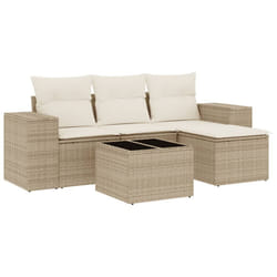 VidaXL 3222477 banc de jardin Rotin, Verre trempé