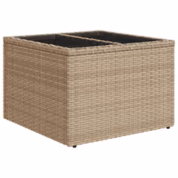 VidaXL 3222478 banc de jardin Rotin, Verre trempé - Vue supplémentaire 5
