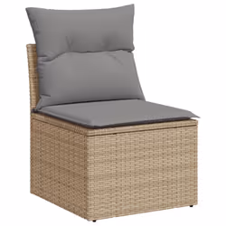 VidaXL 3222478 banc de jardin Rotin, Verre trempé - Vue supplémentaire 6