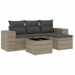 VidaXL 3222479 banc de jardin Rotin, Verre trempé