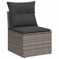 VidaXL 3222479 banc de jardin Rotin, Verre trempé