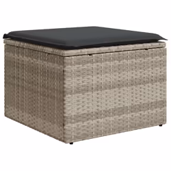 VidaXL 3222481 banc de jardin Rotin, Verre trempé - Vue supplémentaire 7