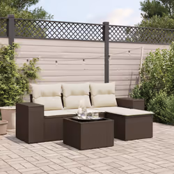 VidaXL 3222482 banc de jardin Rotin, Verre trempé