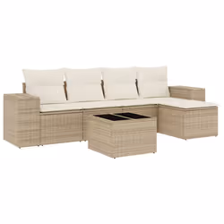VidaXL 3222497, Crème, Rotin, Verre trempé, 110 kg, Adultes et enfants, 550 mm, 550 mm