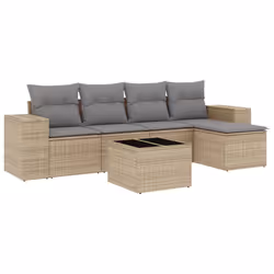 VidaXL 3222498, Gris clair, Rotin, Verre trempé, 110 kg, Adultes et enfants, 550 mm, 550 mm