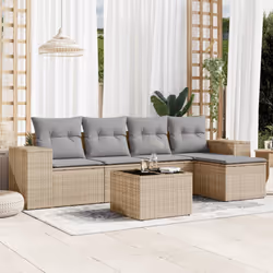 VidaXL 3222498 banc de jardin Rotin, Verre trempé
