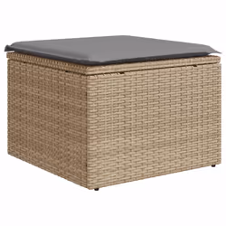 VidaXL 3222498 banc de jardin Rotin, Verre trempé