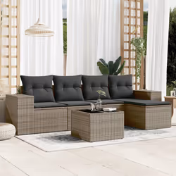 VidaXL 3222499 banc de jardin Rotin, Verre trempé