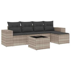 VidaXL 3222501 banc de jardin Rotin, Verre trempé