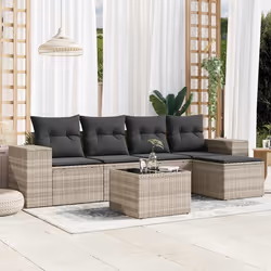 VidaXL 3222501 banc de jardin Rotin, Verre trempé