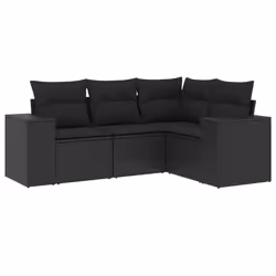 VidaXL 3222504, Noir, Rotin, Acier, 110 kg, Adultes et enfants, 830 mm, 620 mm
