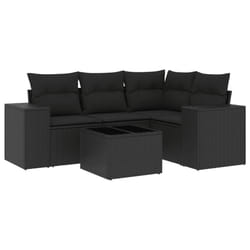 VidaXL 3222514 banc de jardin Rotin, Verre trempé