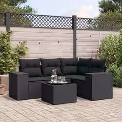 VidaXL 3222514 banc de jardin Rotin, Verre trempé