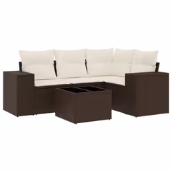 VidaXL 3222522, Crème, Rotin, Verre trempé, 110 kg, Adultes et enfants, 550 mm, 550 mm