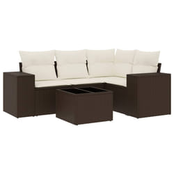 VidaXL 3222522 banc de jardin Rotin, Verre trempé