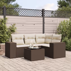 VidaXL 3222522 banc de jardin Rotin, Verre trempé