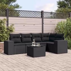 VidaXL 3222524 banc de jardin Rotin, Acier
