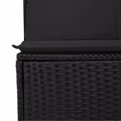 VidaXL 3222524 banc de jardin Rotin, Acier - Vue supplémentaire 7