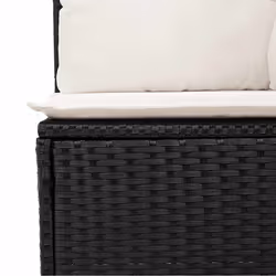 VidaXL 3222525 banc de jardin Rotin, Acier - Vue supplémentaire 7