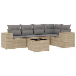 VidaXL 3222528 banc de jardin Rotin, Acier