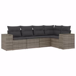 VidaXL 3222529, Gris foncé, Rotin, Acier, 110 kg, Adultes et enfants, 830 mm, 620 mm